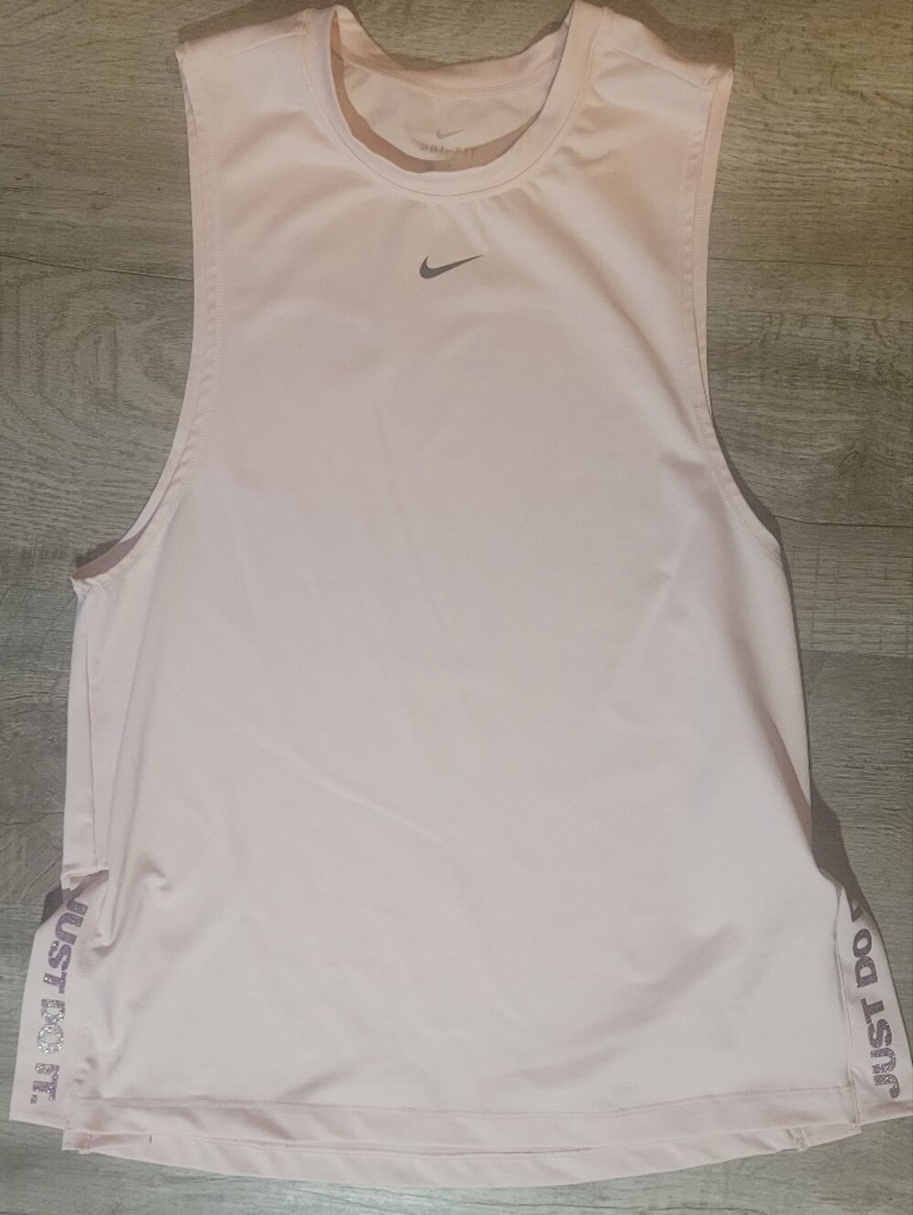 Nike Pale Pink Dri-FIT Sleeveless Muscle Tank